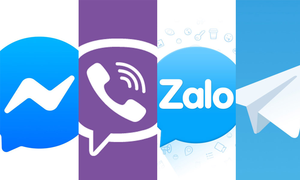 Phần mềm chat Zalo, Skype, Viber