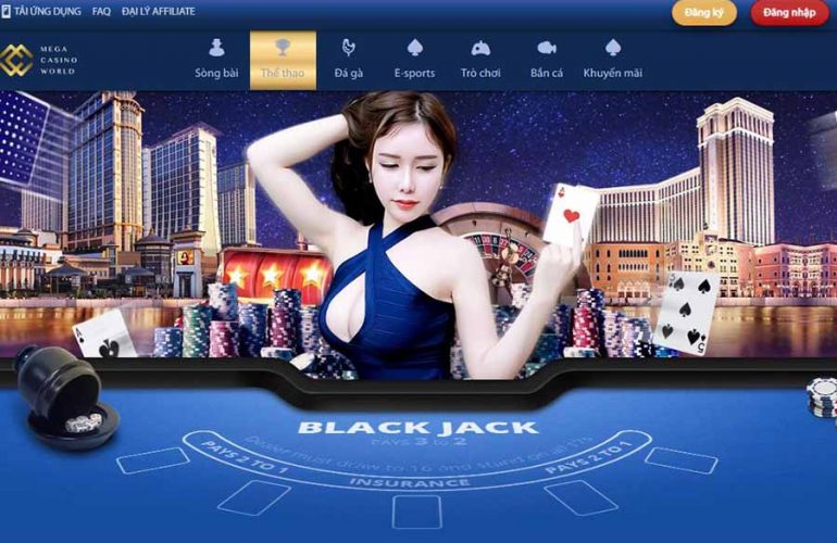 Mega Casino World - Nhà cái game bài uy tín, đa dạng trò chơi cá cược