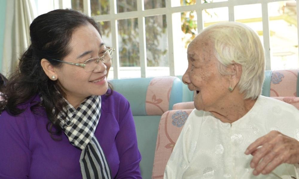 Thăm hỏi những Bà Mẹ Việt Nam Anh Hùng tại Củ Chi